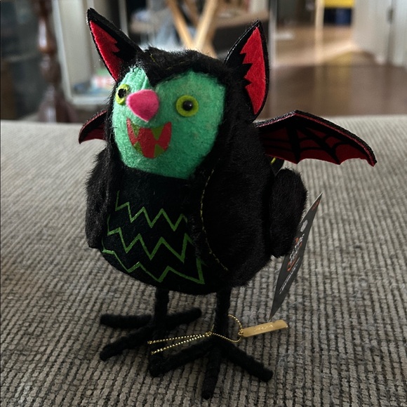 Hyde and Eek Halloween birds black Bat and orange Pumpkin Set from target NEW - Picture 5 of 10